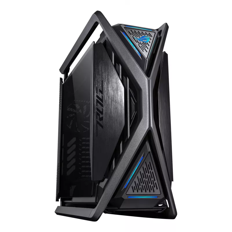Caixa de PC ASUS ROG Hyperion GR701 BTF Edition Torre — preto, vidro temperado, suporte para E-ATX/ATX/microATX, GPU 46 cm, radiador superior 420 mm