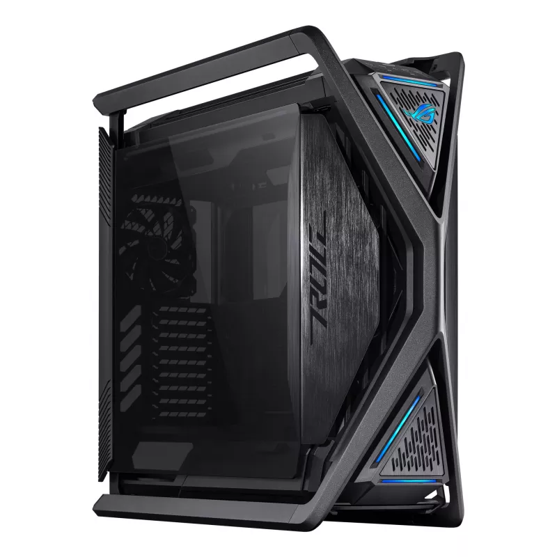 Caixa de PC ASUS ROG Hyperion GR701 BTF Edition Torre — preto, vidro temperado, suporte para E-ATX/ATX/microATX, GPU 46 cm, radiador superior 420 mm