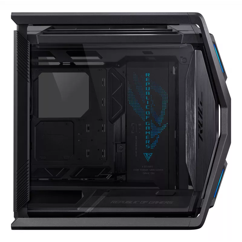 Caixa de PC ASUS ROG Hyperion GR701 BTF Edition Torre — preto, vidro temperado, suporte para E-ATX/ATX/microATX, GPU 46 cm, radiador superior 420 mm