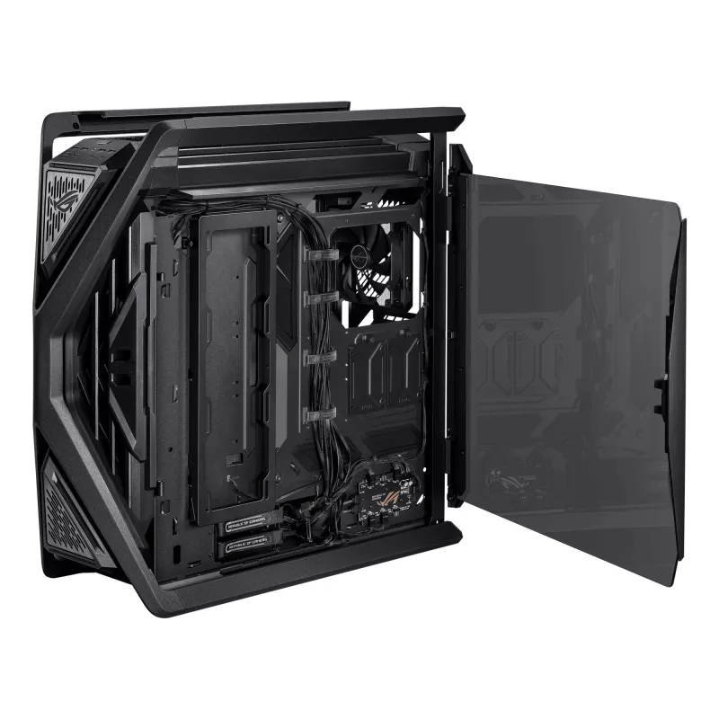 Caixa de PC ASUS ROG Hyperion GR701 BTF Edition Torre — preto, vidro temperado, suporte para E-ATX/ATX/microATX, GPU 46 cm, radiador superior 420 mm