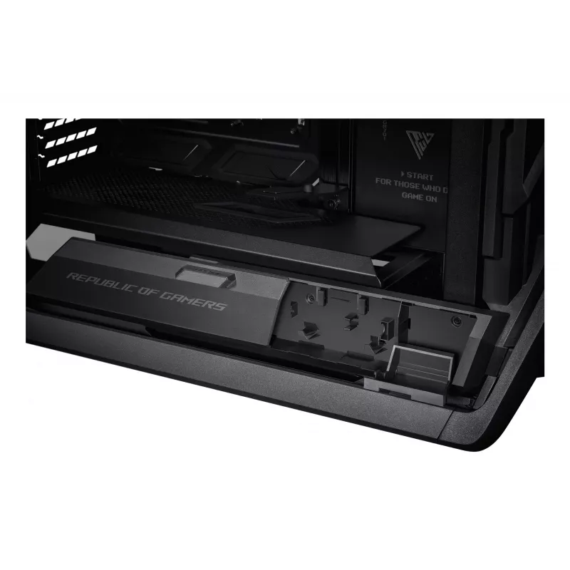 Caixa de PC ASUS ROG Hyperion GR701 BTF Edition Torre — preto, vidro temperado, suporte para E-ATX/ATX/microATX, GPU 46 cm, radiador superior 420 mm