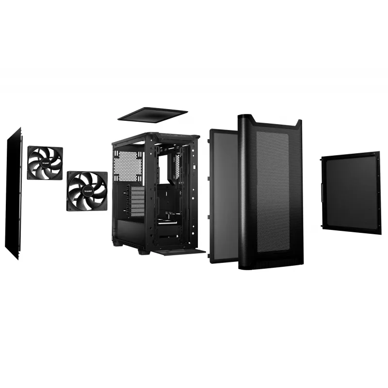 Caixa de PC be quiet! PURE BASE 501 Airflow Torre Midi preto
