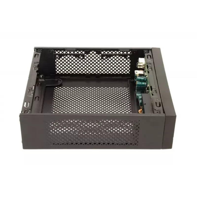 Caixa de PC CHIEFTEC IX-01B-OP Small Form Factor SFF Mini-ITX, 1× baía de 3,5 polegadas, aço, preto