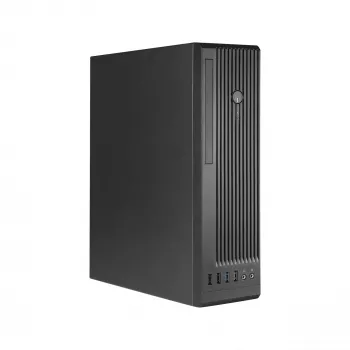 Caixa de computador CHIEFTEC BE-10B-300 Small Form Factor Preta, microATX, fonte de alimentação 300W, GPU 22 cm