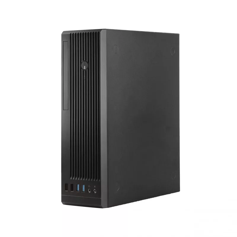 Chieftec UNI Series BE-10B-300 caixa de PC Small Form Factor, microATX/Mini-ITX, com fonte TFX de 300 W incluída, 2x USB 3.2 Gen 1, 2x USB 2.0, preta