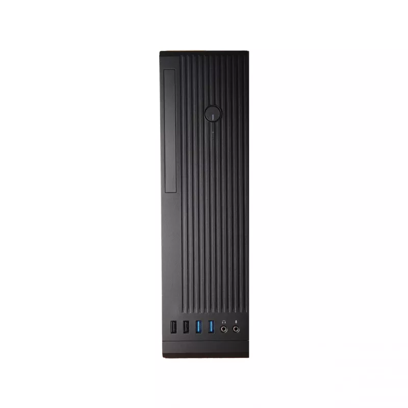 Chieftec UNI Series BE-10B-300 caixa de PC Small Form Factor, microATX/Mini-ITX, com fonte TFX de 300 W incluída, 2x USB 3.2 Gen 1, 2x USB 2.0, preta