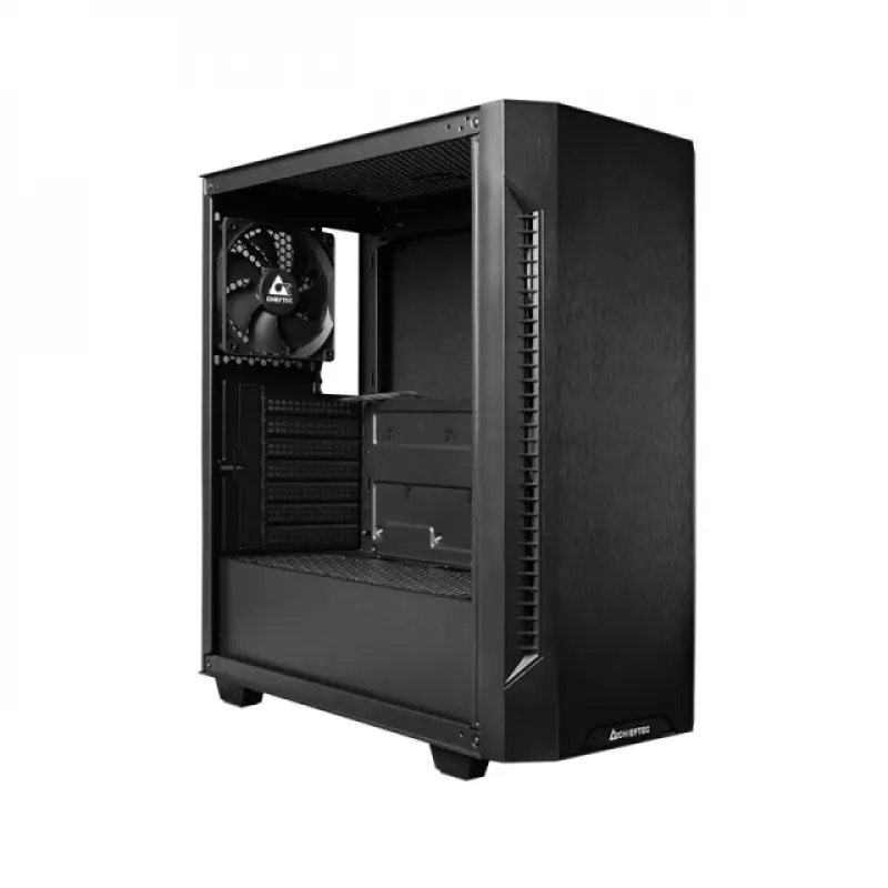 Caixa de PC CHIEFTEC AS-01B-OP Full Tower ATX, suporta GPUs até 320 mm, altura do dissipador da CPU 170 mm, 2×3,5 polegadas + 2×2,5 polegadas baías, USB 3.2 Gen1