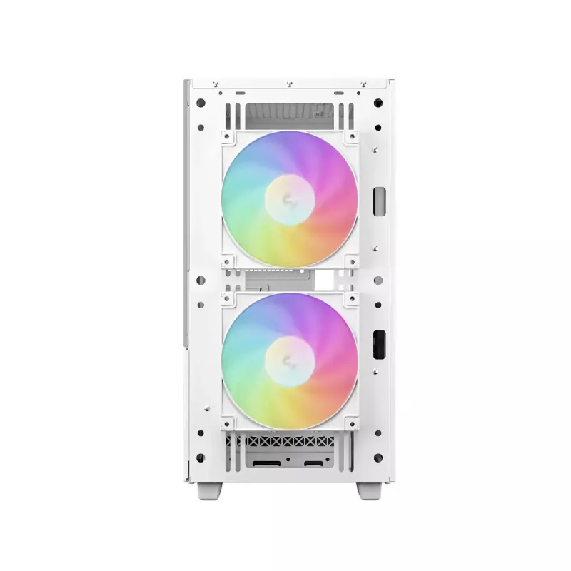 DeepCool CH360 caixa de PC Micro-ATX, vidro temperado, sem fonte de alimentação, branca