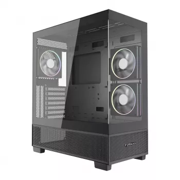 Caixa de computador GEMBIRD Fornax X550, ATX, preto