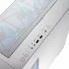 Caixa de PC MODECOM HORIZON FLOW MIDI branco — Torre Midi, ARGB, vidro temperado, micro ATX, USB-C, 3x140 mm frente, 1x140 mm traseira, GPU até 400 mm, altura do dissipador da CPU 172 mm