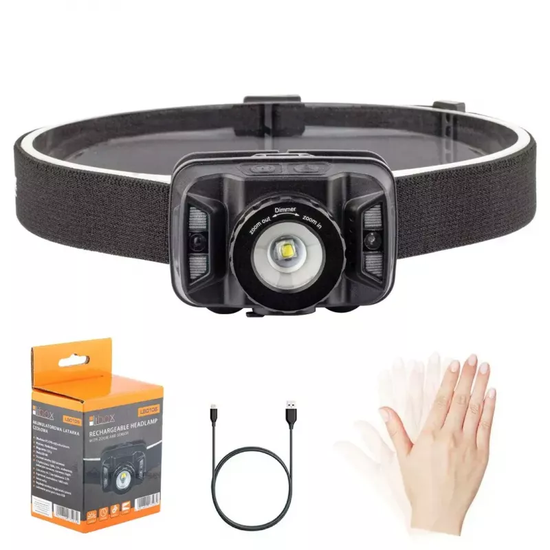 Libox LB0106 lanterna de cabeça LED