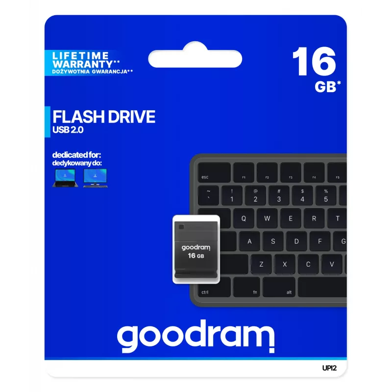 Pen drive Goodram UPI2 16 GB USB Type-A 2.0 preto