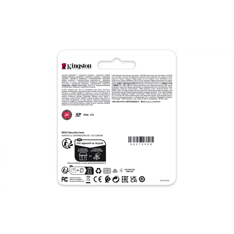 Kingston Technology 1TB Canvas React Plus SDXC UHS-II 280R/150W U3 V60 para Full HD/4K