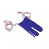 Ajuda para calçar meias SUNDO 25010 – Calçador de meias em nylon, azul