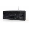 GEMBIRD KB-U-103 Standard - Teclado - com fios USB - preto - Qwerty US/Int'l