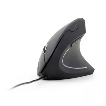 Rato ótico GEMBIRD MUS-ERGO-01 - ergonómico, 6 botões, roda, USB, preto