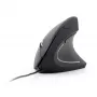 Rato ótico GEMBIRD MUS-ERGO-01 - ergonómico, 6 botões, roda, USB, preto
