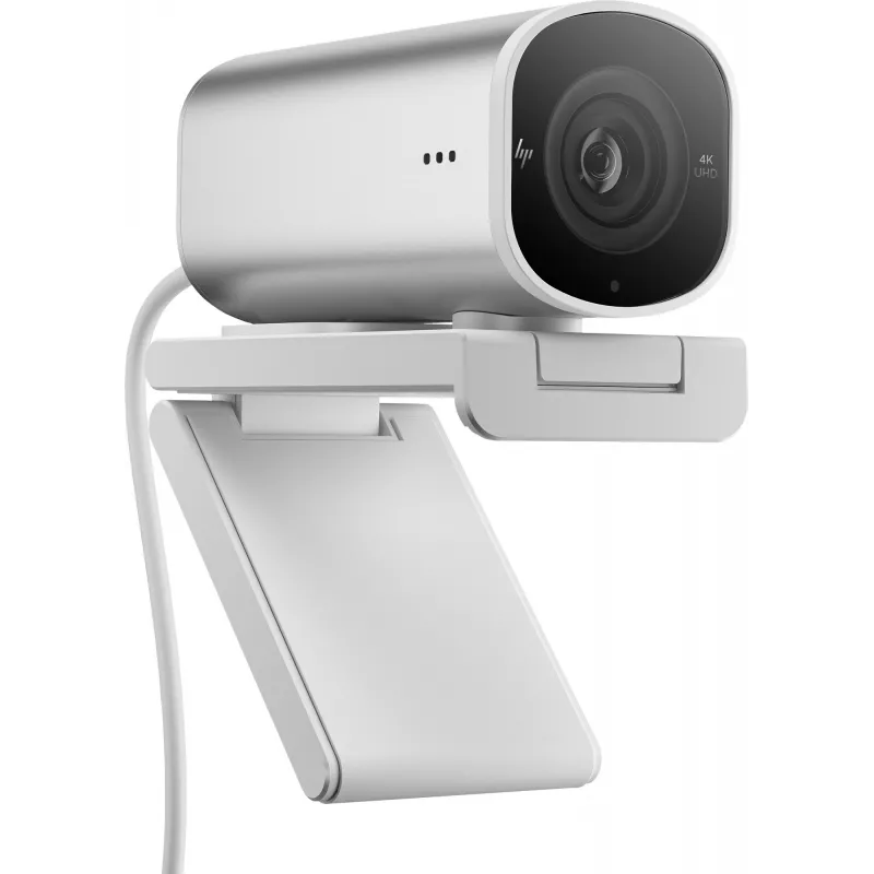 Webcam de streaming HP 960 4K, 8 MP, 3840 x 2160 píxeis, 4K Ultra HD, 30 fps, 5x, casa