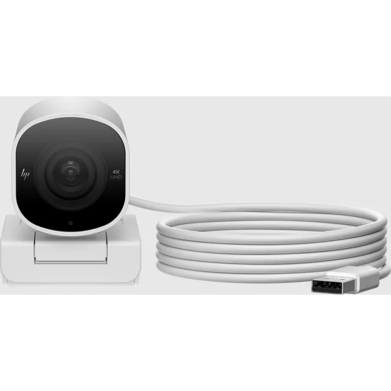 Webcam de streaming HP 960 4K, 8 MP, 3840 x 2160 píxeis, 4K Ultra HD, 30 fps, 5x, casa