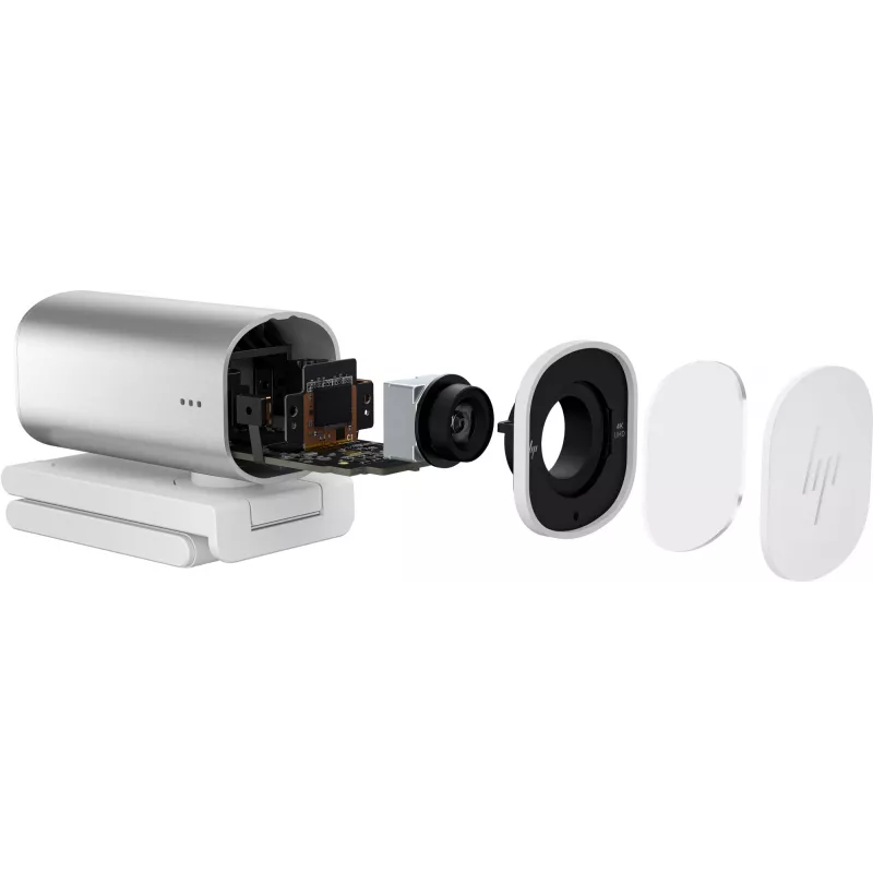 Webcam de streaming HP 960 4K, 8 MP, 3840 x 2160 píxeis, 4K Ultra HD, 30 fps, 5x, casa