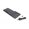 Teclado HP 400 com fios e retroiluminação, tamanho completo (100%), cabo, USB, mecânico, QWERTY, preto