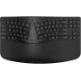 Teclado HP 965 ergonómico sem fios, formato completo (100%), sem fios, RF sem fios + Bluetooth, membrana, QWERTY, preto