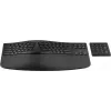 Teclado HP 965 ergonómico sem fios, formato completo (100%), sem fios, RF sem fios + Bluetooth, membrana, QWERTY, preto