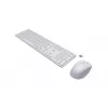 Conjunto de teclado e rato HP 650 sem fios, sem fios, RF sem fios, membrana, QWERTY, branco, rato incluído