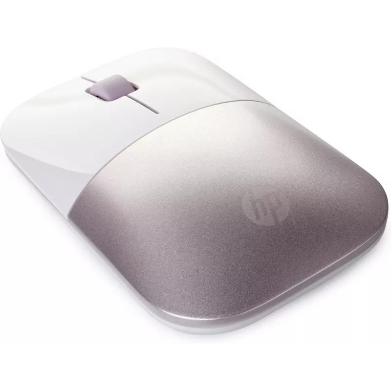 Rato sem fios HP Z3700 – branco/rosa, ambidestro, RF sem fios, 1200 dpi, rosa, branco