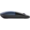 Rato sem fios HP Z3700, ambidestro, LED azul, RF sem fios, 1200 DPI, preto, azul