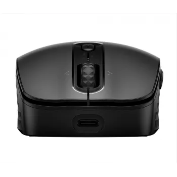 Rato sem fios recarregável HP 690, ambidestro, Bluetooth, 4000 DPI, preto