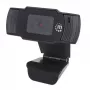 Manhattan Webcam USB, dois megapixels (preço especial), 1080p Full HD, USB-A, microfone integrado, base de fixação ajustável, 30 imagens por segundo, preto, três anos de garantia, caixa