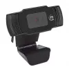Manhattan Webcam USB, dois megapixels (preço especial), 1080p Full HD, USB-A, microfone integrado, base de fixação ajustável, 30 imagens por segundo, preto, três anos de garantia, caixa