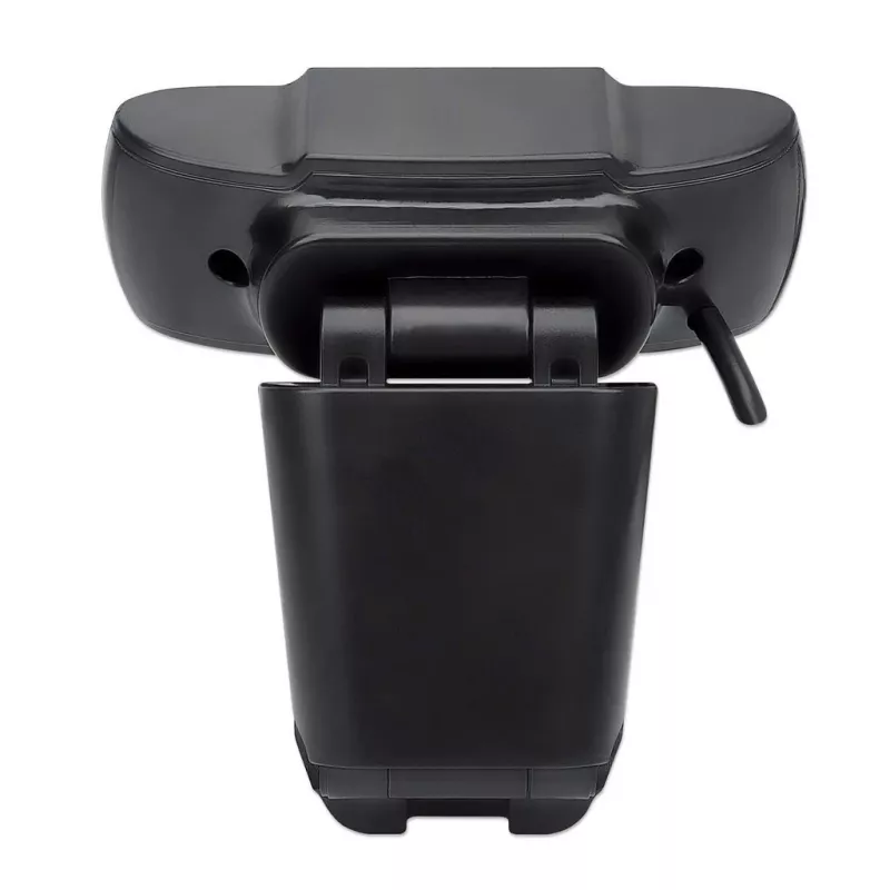 Manhattan Webcam USB, dois megapixels (preço especial), 1080p Full HD, USB-A, microfone integrado, base de fixação ajustável, 30 imagens por segundo, preto, três anos de garantia, caixa