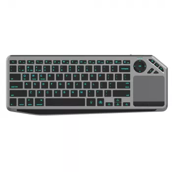 Techly ICTB9801TB Teclado Universal RF Wireless + Bluetooth QWERTY US English Preto