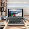 Techly ICTB9801TB Teclado Universal RF Wireless + Bluetooth QWERTY US English Preto