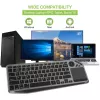 Techly ICTB9801TB Teclado Universal RF Wireless + Bluetooth QWERTY US English Preto