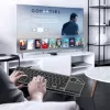 Techly ICTB9801TB Teclado Universal RF Wireless + Bluetooth QWERTY US English Preto