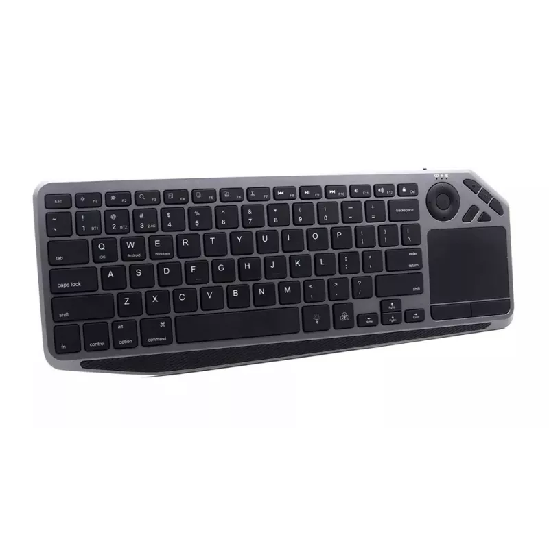 Techly ICTB9801TB Teclado Universal RF Wireless + Bluetooth QWERTY US English Preto
