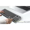 Techly ICTB9801TB Teclado Universal RF Wireless + Bluetooth QWERTY US English Preto
