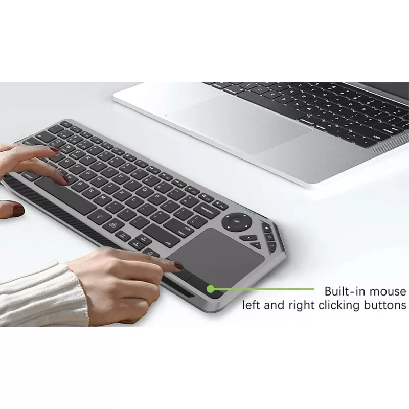 Techly ICTB9801TB Teclado Universal RF Wireless + Bluetooth QWERTY US English Preto