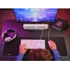 Barra de som com iluminação RGB Trust GXT 619W Thorne, 2.0 canais, 6 W, 12 W, 6 W, 10000 Ω, 4 Ω