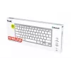Trust 24651 Teclado sem fios QWERTY US English, Prateado
