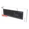 Trust 24639 Teclado Office USB US-Inglês Preto