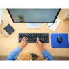 Conjunto de teclado e rato sem fios TRUST Primo — Teclado Full-Size QWERTY US-Inglês, recetor RF USB-A, rato ótico 1200 DPI, Preto
