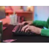 Teclado Gaming com fios TRUST GXT 836 Evocx USB QWERTY US-Inglês, iluminação RGB, apoio de pulso, 114 teclas, layout 110%
