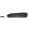 Trust Puck Rato sem fios ultrafino recarregável, Ambidestro, Ótico, RF Wireless + Bluetooth, 1600 DPI, Preto