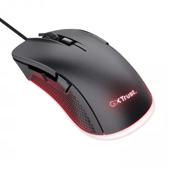 Trust GXT 922 YBAR Rato Gaming para destros, USB Type-A, ótico, 7200 DPI