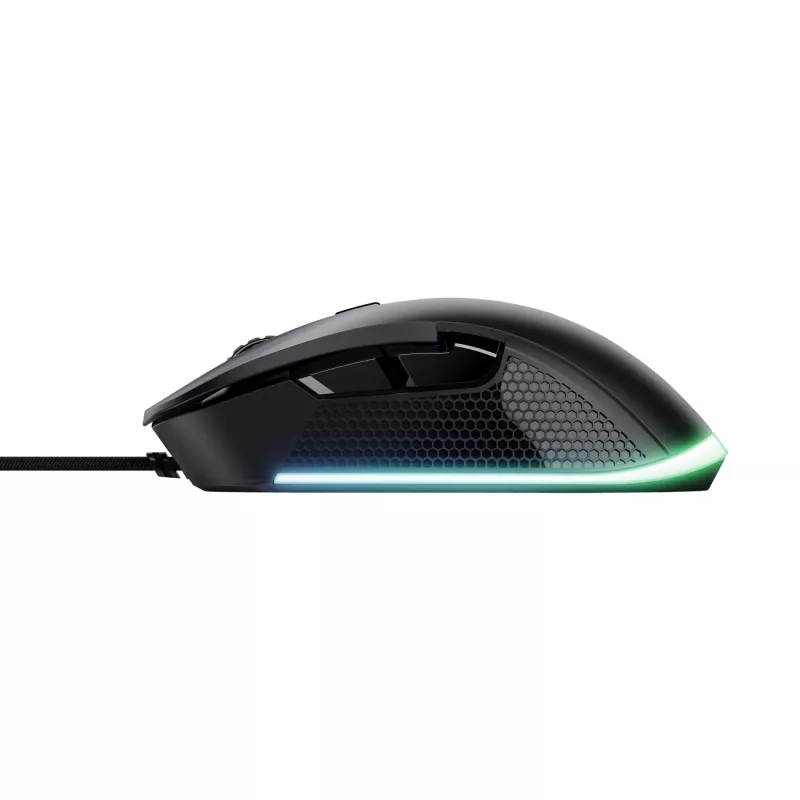 Trust GXT 922 YBAR Rato Gaming para destros, USB Type-A, ótico, 7200 DPI