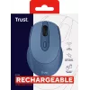 Trust Zaya Rato Escritório Ambidestro RF Wireless Ótico 1600 DPI